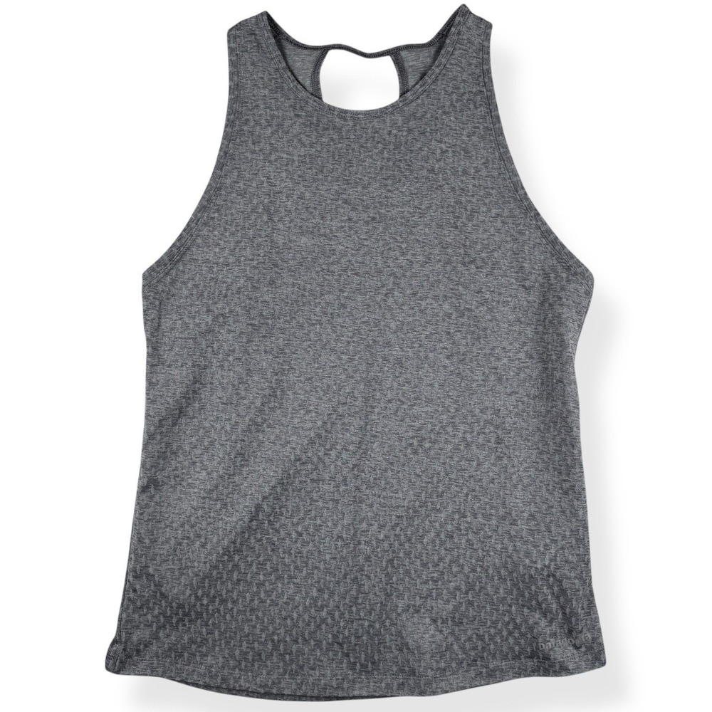 Patagonia Womens Gray Racerback Tank Top Size Small Active Hiking Athleisure‎